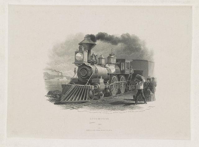 vintage locomotive