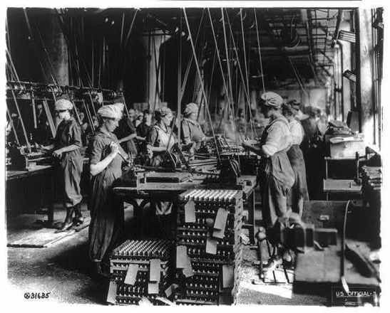 women working in a factory