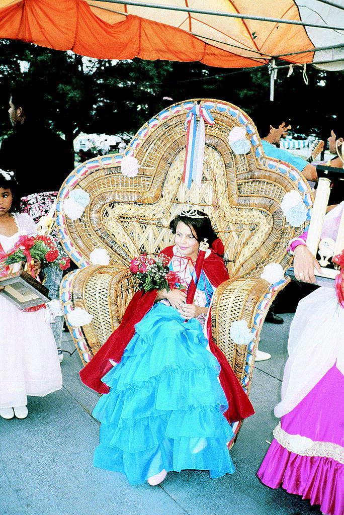 princess at a puerto rican festival in lowell massachusetts