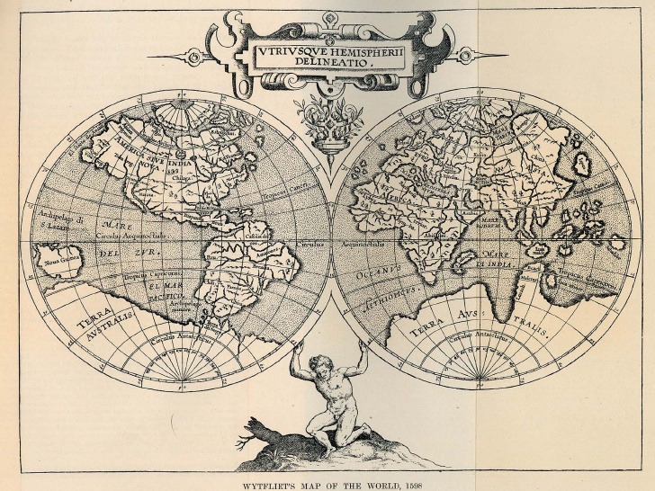 historical map of the world