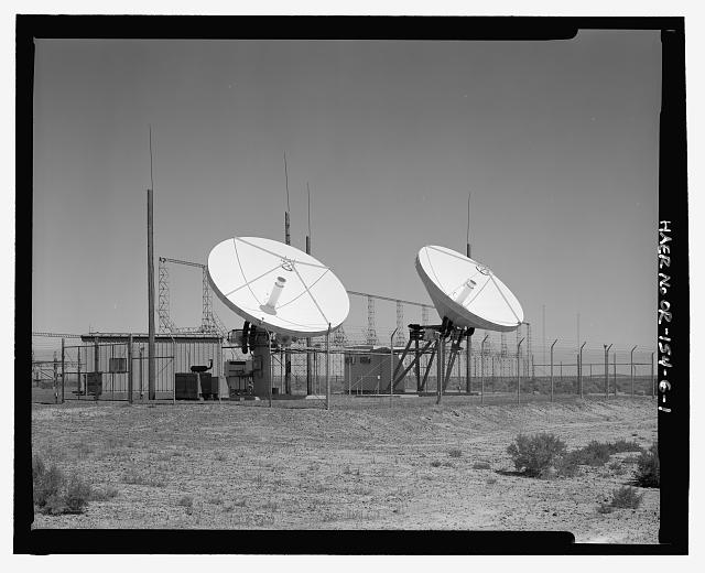 satellite dishes in the desert