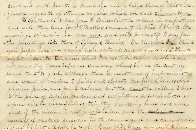Screenshot of Stetson Letter - August 7th, 1844