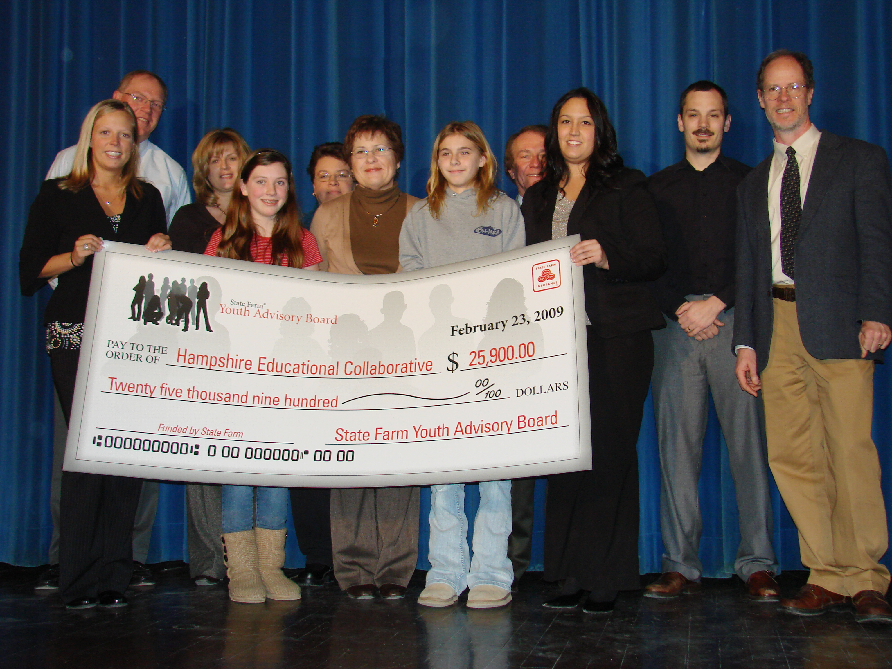 Students in Palmer's after school program receive a grant for the Bully Busters program.