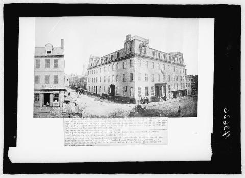 Alcott served as a Union nurse in Washington, D.C. at the four-story Georgetown’s Union Hotel Hospital from December 13, 1862 to January 21, 1863. 
