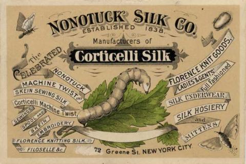 Advertisement for Nonotuck Silk Co.