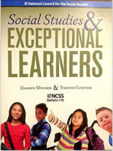Social Studies & Exceptional Learners book cover.