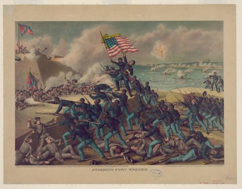 In the Battle of Fort Wagner, Lewis Douglass didn’t die, but he was badly wounded. That wound and the illness that followed ultimately caused him to leave the military “by reason of disability” on February 29, 1864.