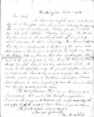 Lathrop letter